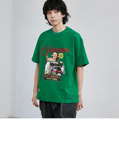 【Coleman】レトロプリントCOOL Tシャツ