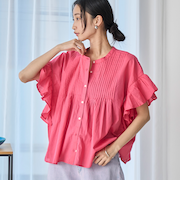 MARKET（マーケット）袖フリルブラウス