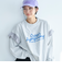 フハク ドッキング フリル袖 ロングスリーブTシャツ