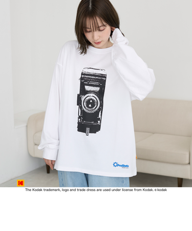 【Kodak/コダック】カメラグラフィックプリントTシャツ