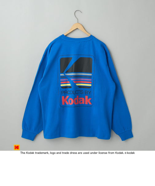 【Kodak/コダック】ロゴアイコンプリントロングTシャツ