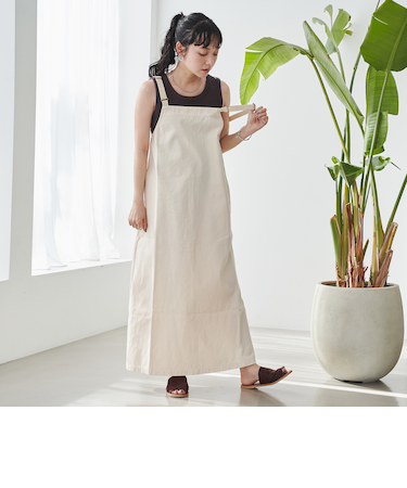【WEB限定】Dickies（ディッキーズ）別注サイドジップジャンパースカート