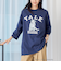 YALE別注 アソートプリント 半端袖 ビッグTシャツ　