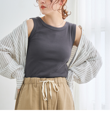 【再入荷・新色登場】ベーシックフライスタンクトップ