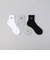 【３足セット】Healthknit（ヘルスニット）ワンポイントロゴソックス