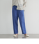 接触冷感リネンレーヨンテーパードパンツ（WEB限定サイズ）