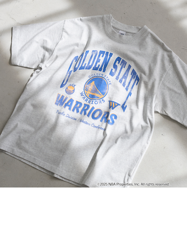 NBA別注ヴィンテージライクプリントTシャツ
