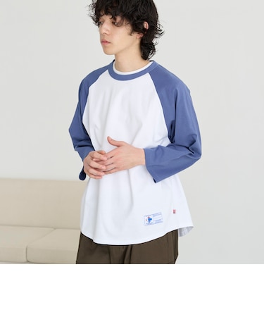 USAコットンラグラン７分袖Tシャツ
