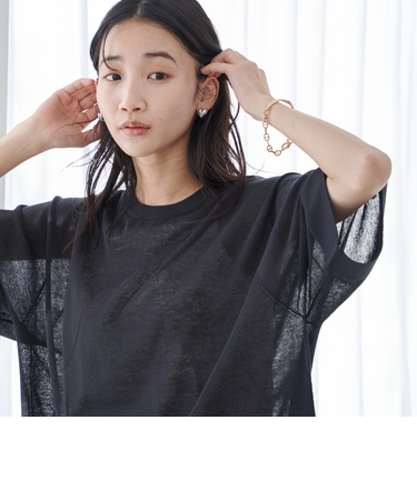 サラコシアーサマーニットビッグTシャツ