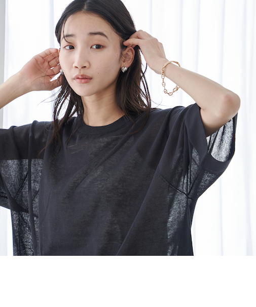 サラコシアーサマーニットビッグTシャツ