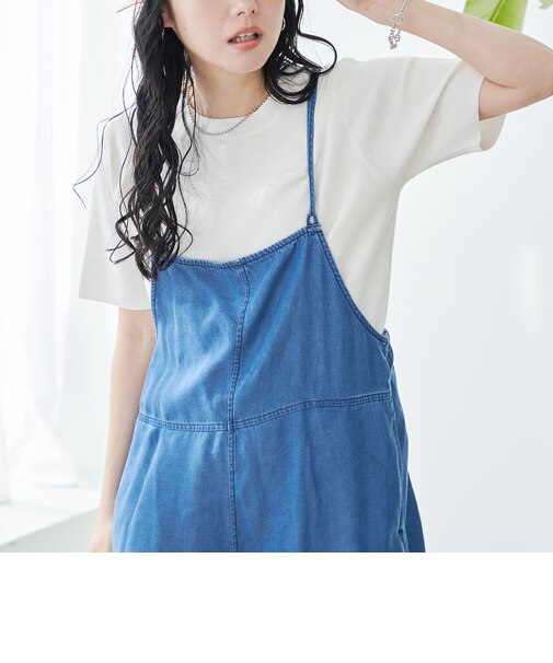 サラコソウバリクルー5分袖サマーニット