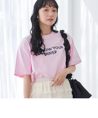 接触冷感ロゴアソートプリントTシャツ