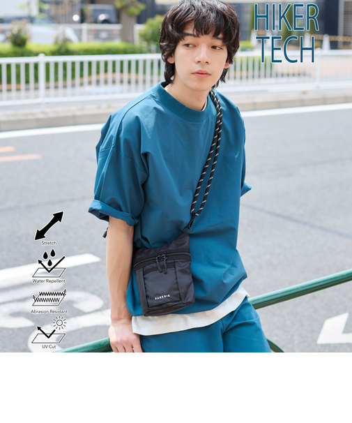 ハイカーテックシャツプルオーバー 【ストレッチ、耐摩耗性、撥水、UVカット】