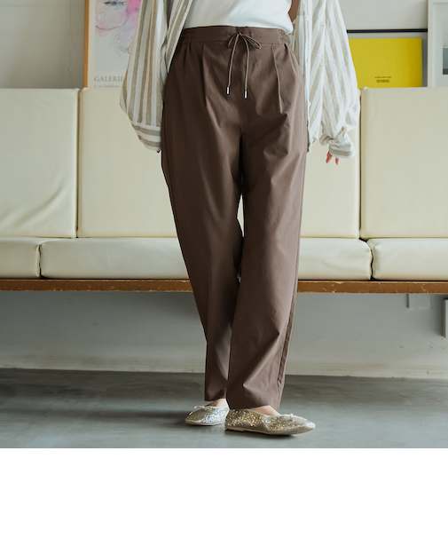 【接触冷感】やみつきストレッチパンツ（WEB限定サイズ）