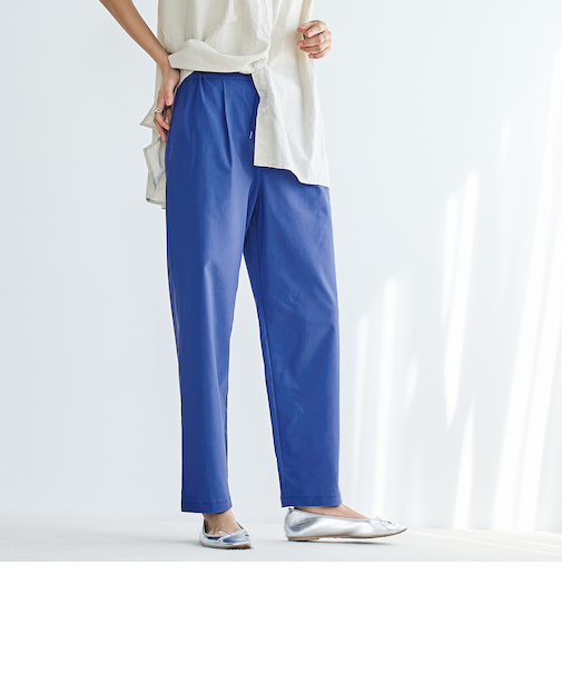 【接触冷感】やみつきストレッチパンツ（WEB限定サイズ）