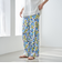 フラワープリント イージーワイドパンツ