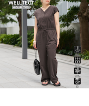 【WELLTECT】USAコットンサロペット