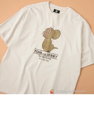 【好評につき追加生産】TOM and JERRY /（トムとジェリー）ヴィンテージライクTシャツ