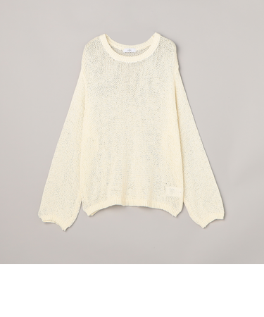 テープヤーンメッシュプルオーバー