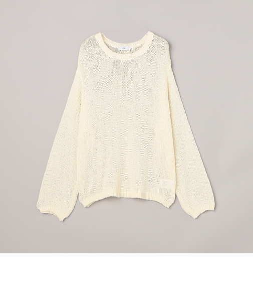 テープヤーンメッシュプルオーバー