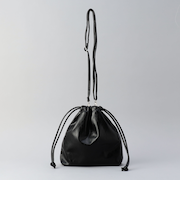 メタリック巾着ショルダー