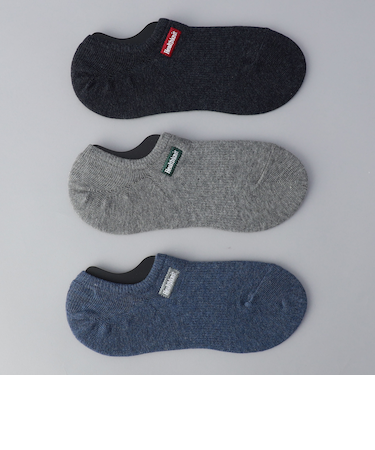 【３足セット】Healthknit （ヘルスニット）ワンポイント刺繍ショートソックス
