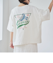 【WEB限定】CONVERSE シューズプリントTシャツ