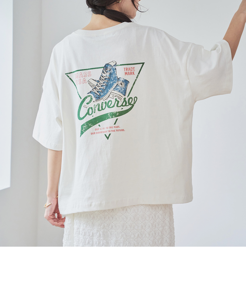 【WEB限定】CONVERSE シューズプリントTシャツ