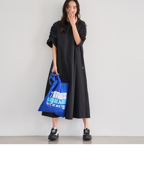 【C.mt】袖ドロストワンピース