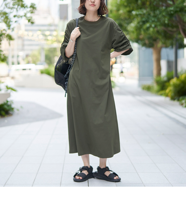 【C.mt】袖ドロストワンピース