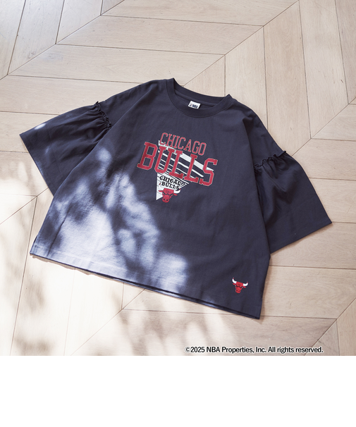 NBA別注 フレアスリーブロゴプリントTシャツ