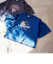 NBA別注 フレアスリーブロゴプリントTシャツ
