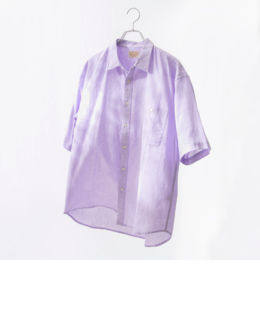 リネンコットンショートスリーブシャツ