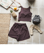 【3点セット】アメリカンスリーブタンク スイムウェア