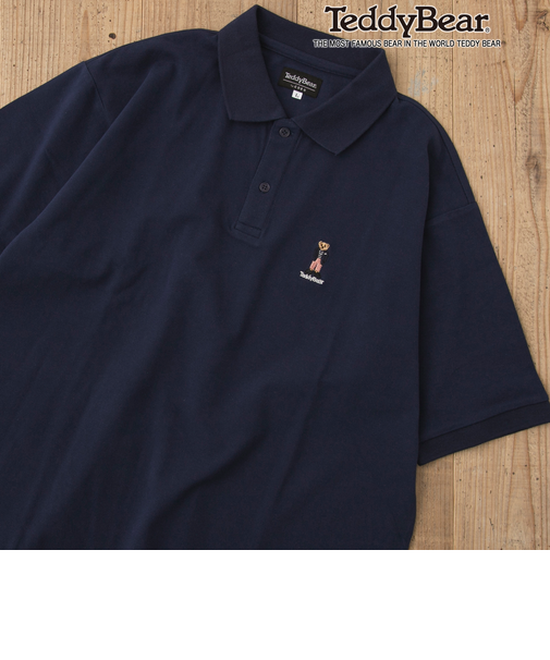 Teddy Bear(テディベア）刺繍ポロシャツ