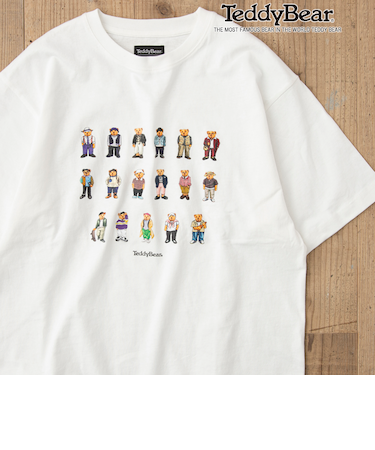 Teddy Bear（テディベア）17ベアプリントTシャツ
