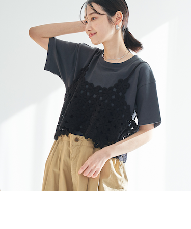 【セットアイテム】 クロシェキャミセットT