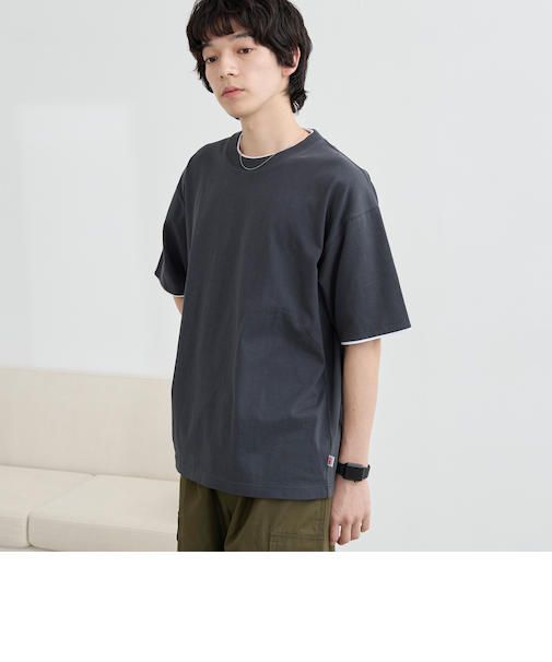USAコットンレイヤードライクTシャツ
