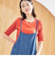 メロークルーリブTシャツ