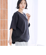 【C.mt】布帛ドッキングドロストT