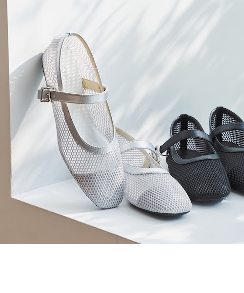 別注】＜repetto(レペット)＞∴MANONマノン シルバーレザーバレー