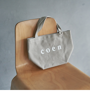 【新色登場・追加】coen（コーエン） ロゴトートバッグ（Sサイズ）