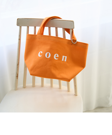 【再入荷・新色登場】coen（コーエン） ロゴトートバッグ（Sサイズ）