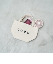 【新色登場・追加】coen（コーエン） ロゴトートバッグ（Sサイズ）