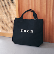 【新色登場・追加】2way coen（コーエン） ロゴトートバッグ