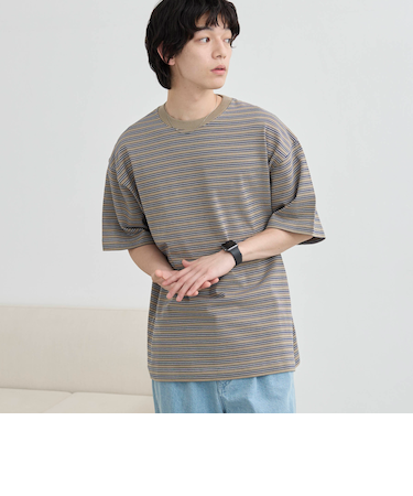 ＜Parknik＞マルチボーダーTシャツ