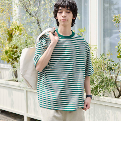 ＜Parknik＞マルチボーダーTシャツ