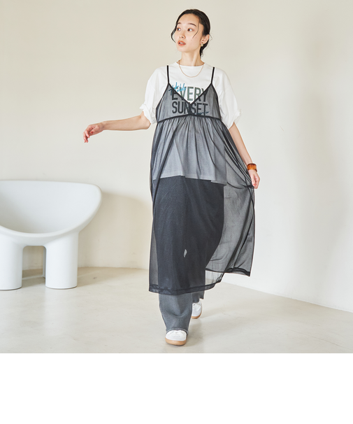 シアーキャミワンピース