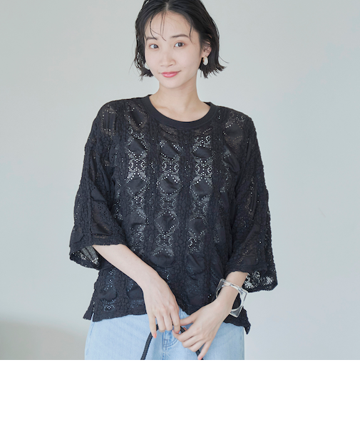 レースライクカットソードロストTシャツ