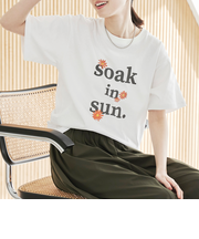 【スザンヌさんコラボ】Suuフラワーロゴ プリントT